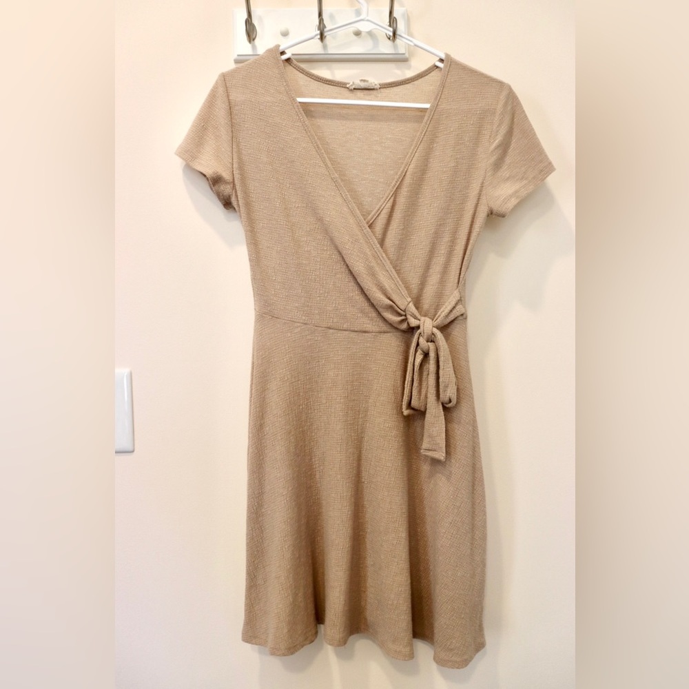 Beige Rolla Coster Dress
